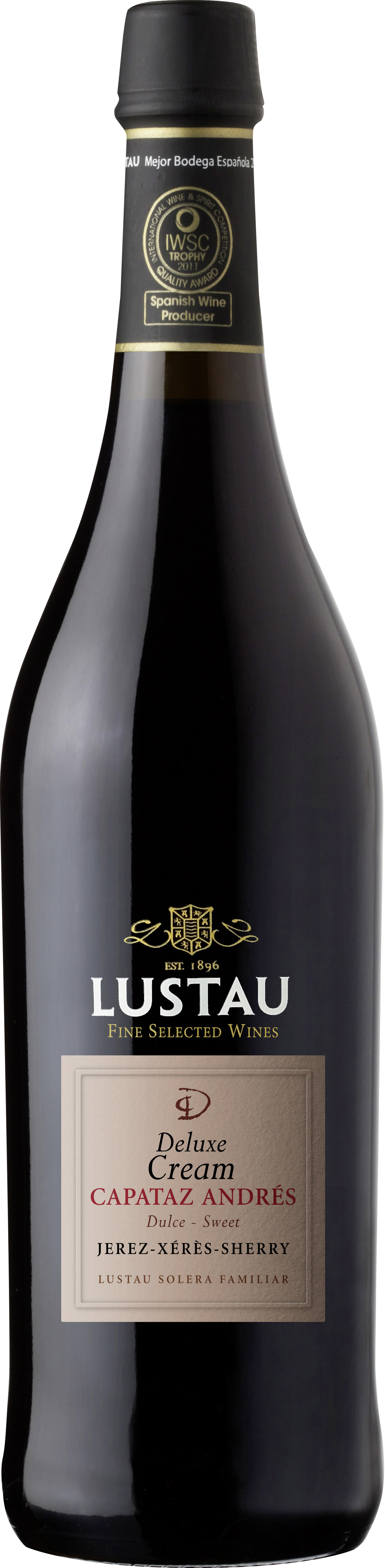 Lustau Deluxe Cream Capataz Andres Solera Reserva Sherry, 20% Vol.