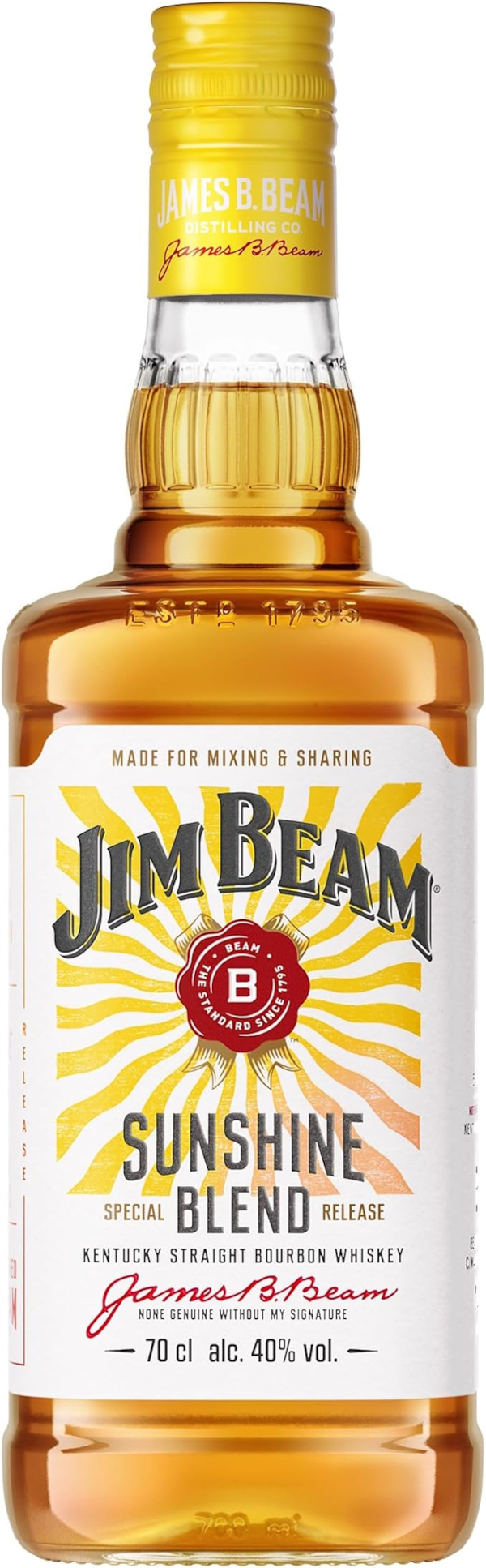 Jim Beam Sunshine Blend Kentucky Straight Bourbon 40% Vol.