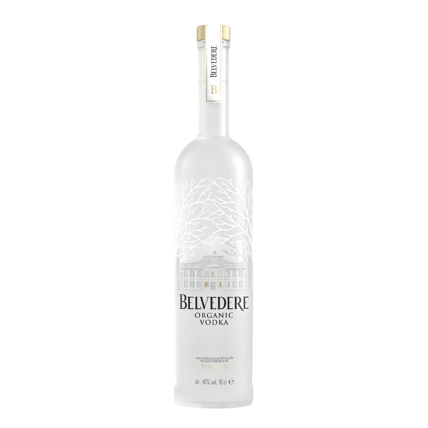 Belvedere Organic  Vodka Polen 40%