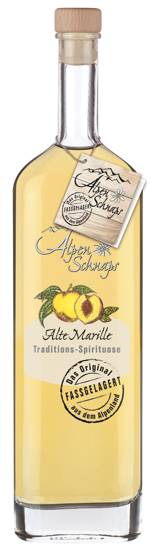 Alpenschnaps Alte Marille Fasslagerung 41,8% Vol.