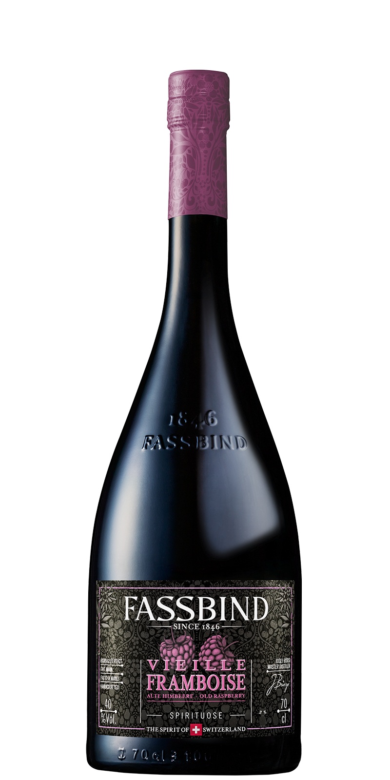 Fassbind Vieille Framboise Les Vieilles Barriques, Schweiz 40%