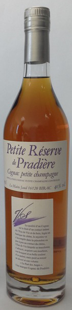 Cognac Petite Reserve de Pradiere VS  Petite Champagne 40% Vol.
