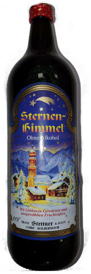 Sternenhimmel alkoholfreies Heiss- getränk mit Glühwein-Gewürzen Sternenhimmel alkoholfreies Heiss- getränk mit Glühwein-Gewürzen