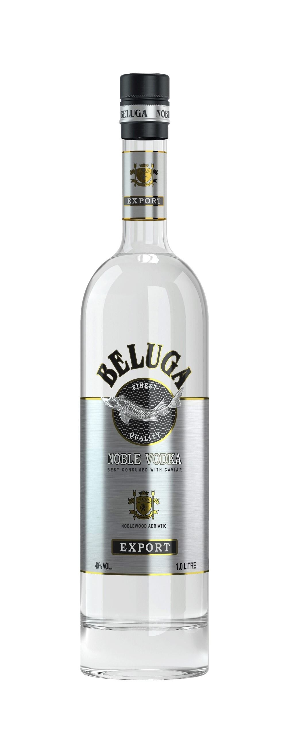 Beluga Noble Vodka 40% Vol. aus Montenegro