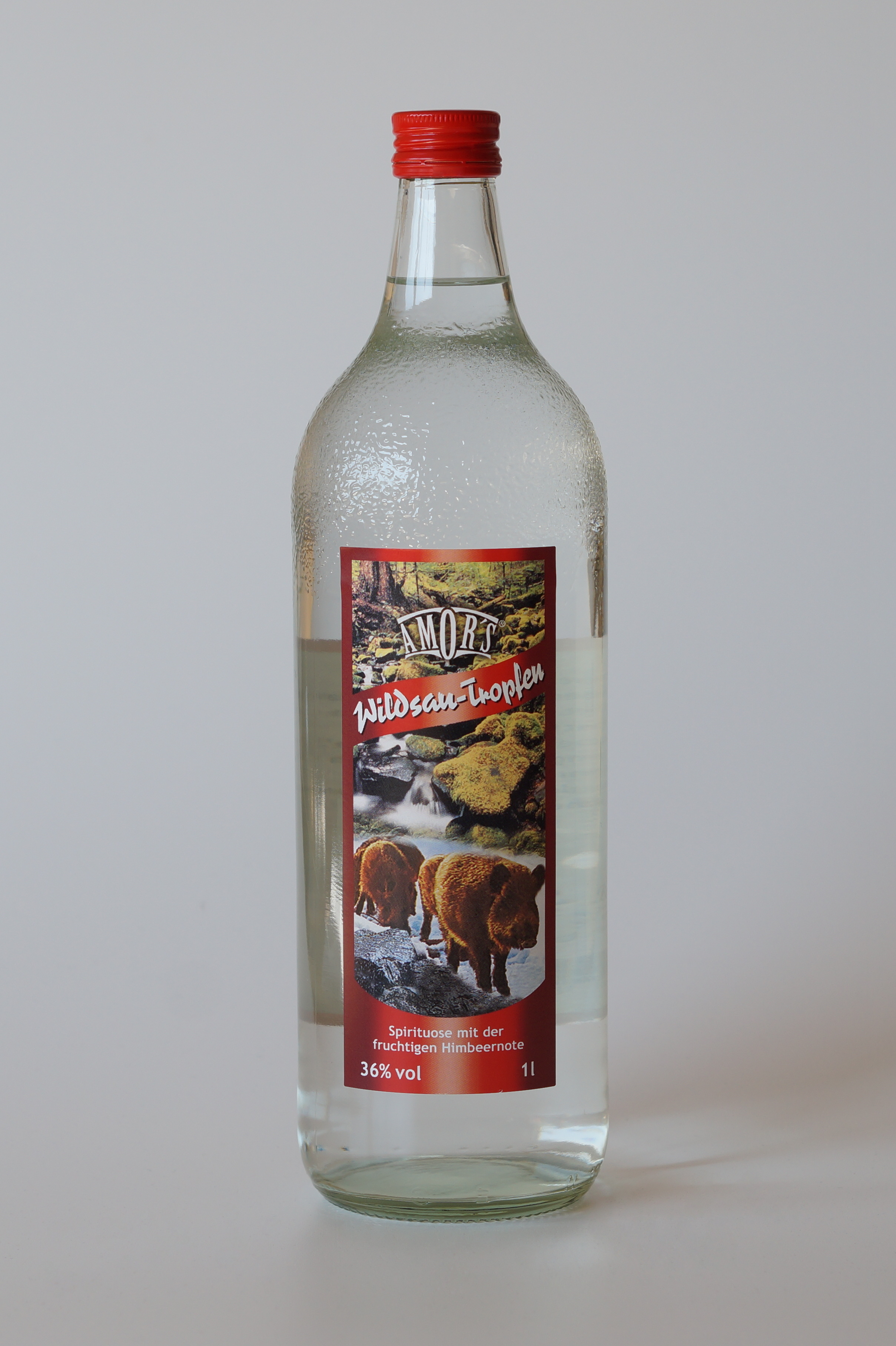 Wildsautropfen Himbeergeist 36% Vol.