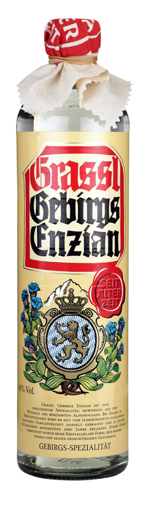 Grassl Gebirgs Enzian 40%Vol. Glasflasche