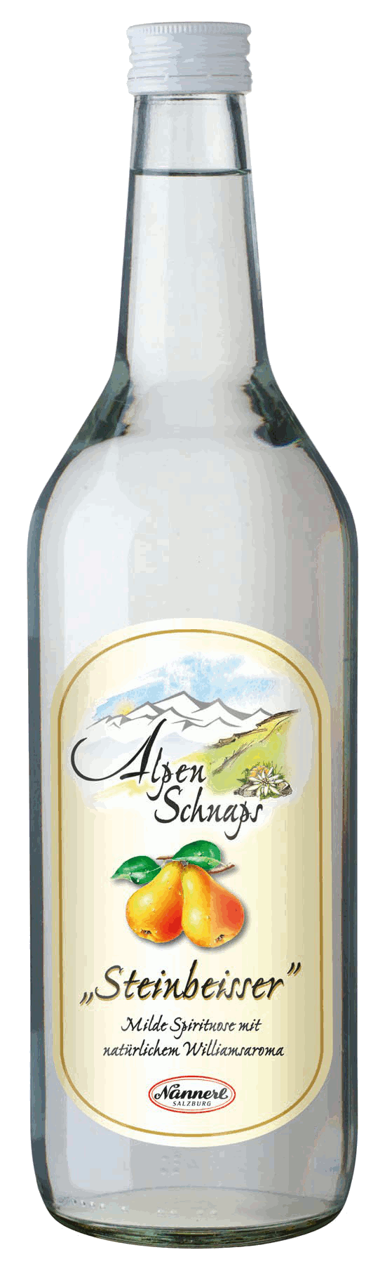 Alpenschnaps Williamsbirne 35% Vol. Alpenschnaps Williamsbirne 35% Vol.