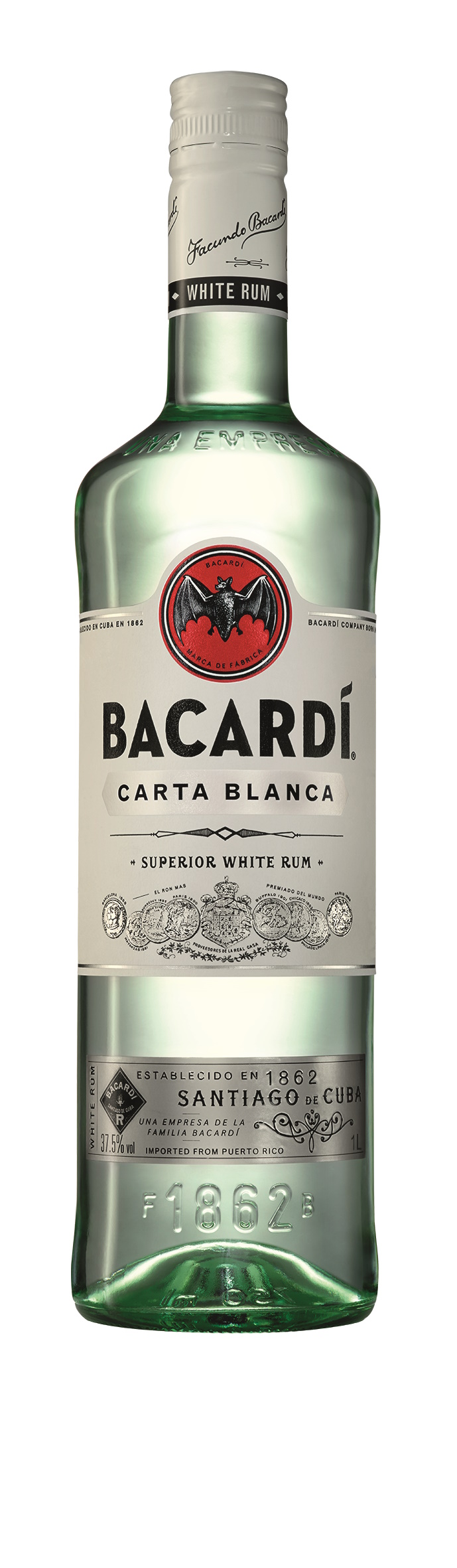 Bacardi Carta Blanca Rum 37,5%
