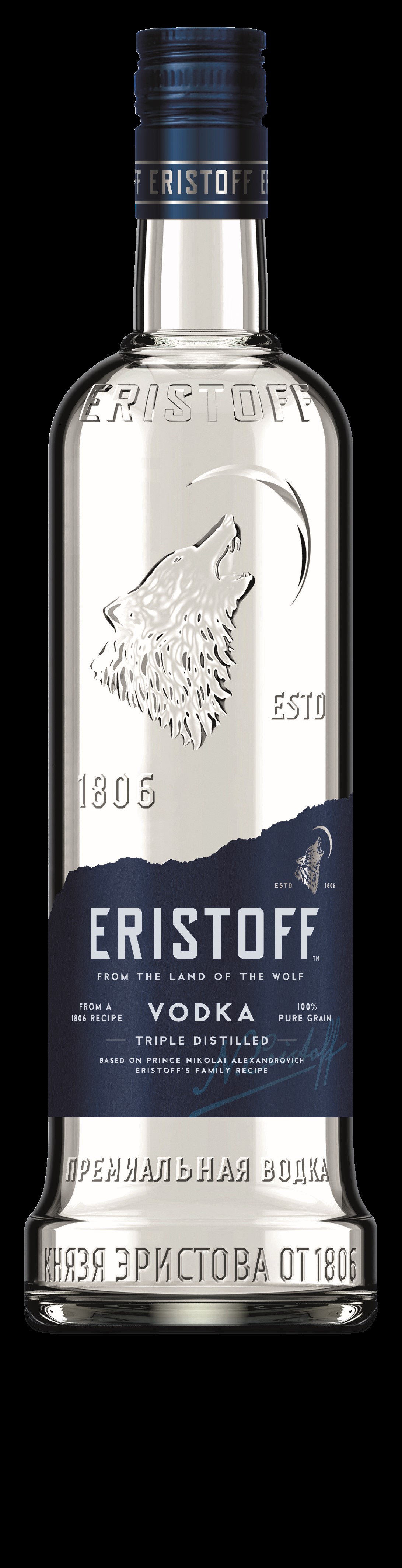 Eristoff Vodka 37,5% Vol. Eristoff Vodka 37,5% Vol.