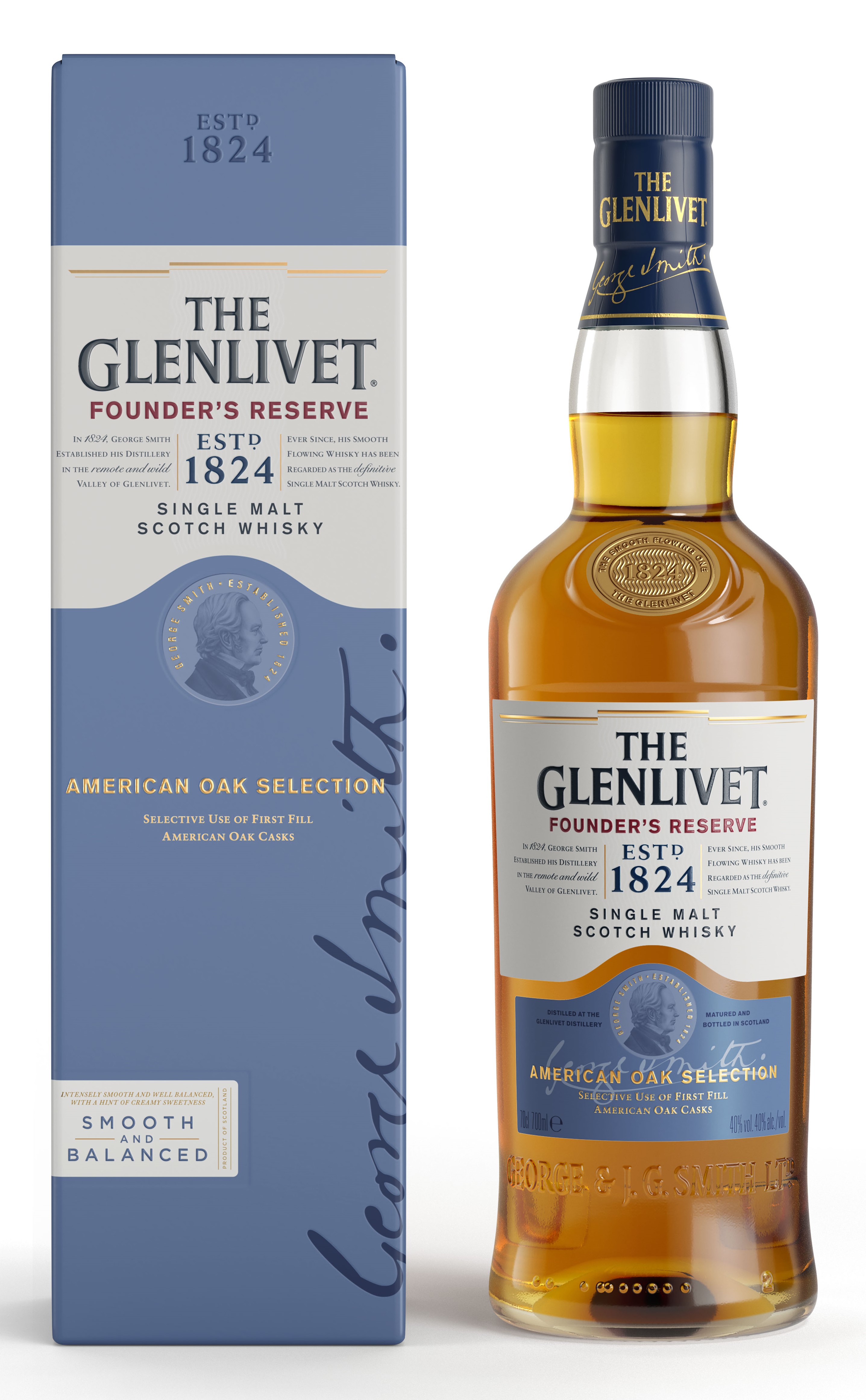 Glenlivet Founder´s Reserve Single Malt Scotch Whisky 40% in GP