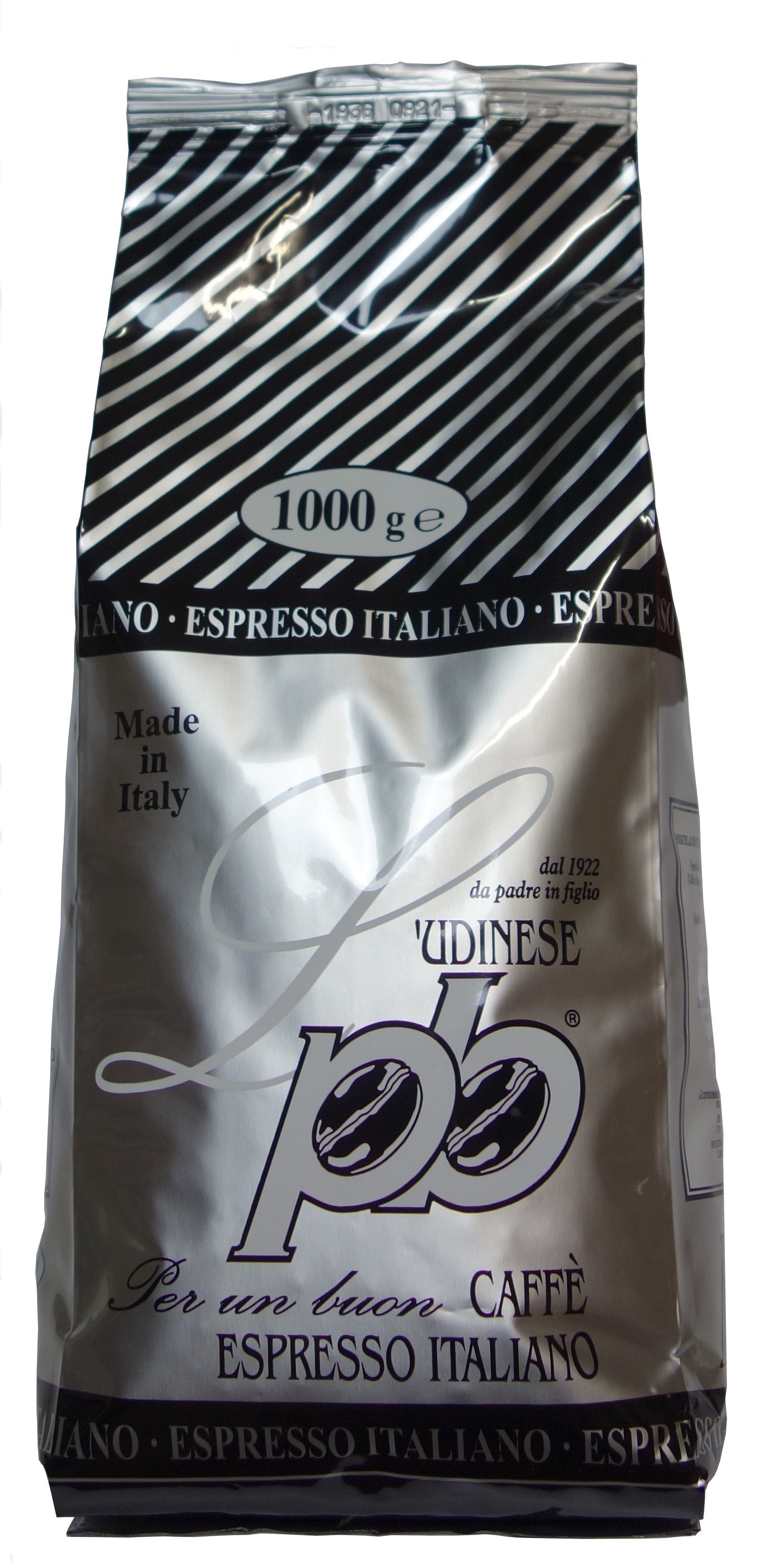 Udinese Espresso Italiano Bar Silber 55% Arabica