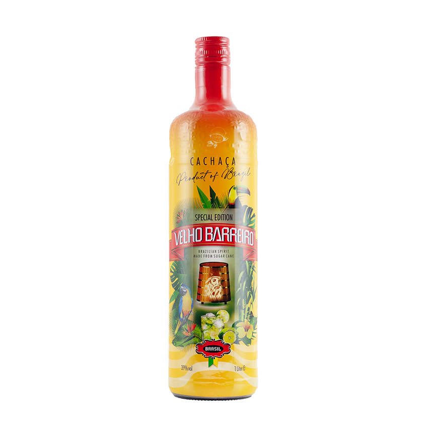 Cachaca Velho Barreiro Silver 39% Vol.