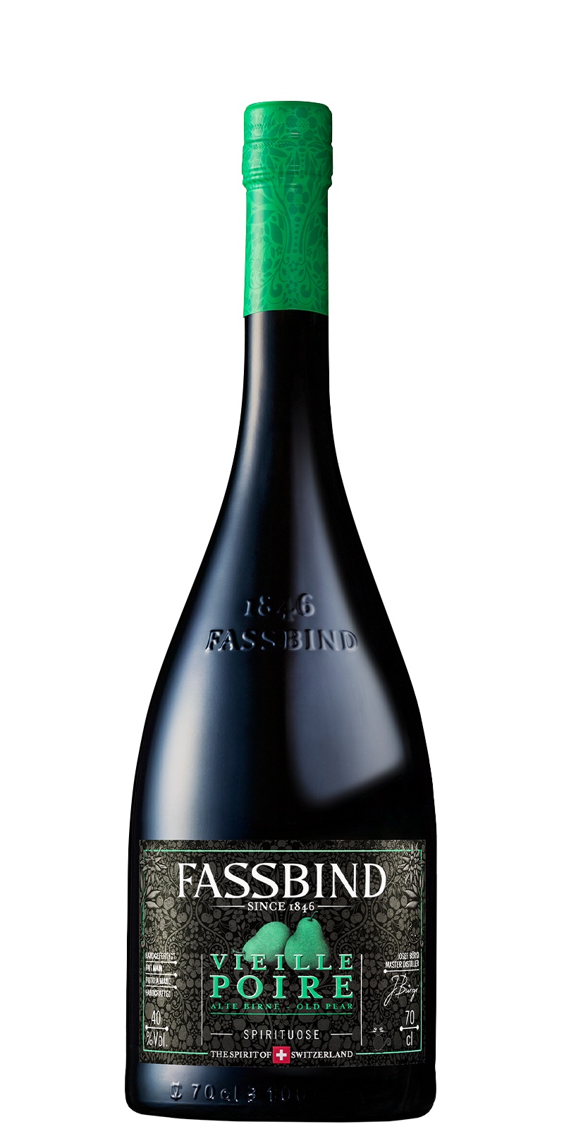 Fassbind Vieille Poire Les Vieilles Barriques, Schweiz 40%