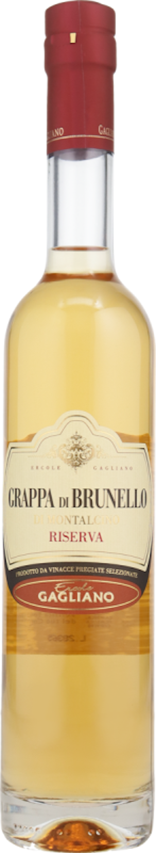 Grappa di Brunello di Montalcino  Riserva, Gagliano, 40%Vol.