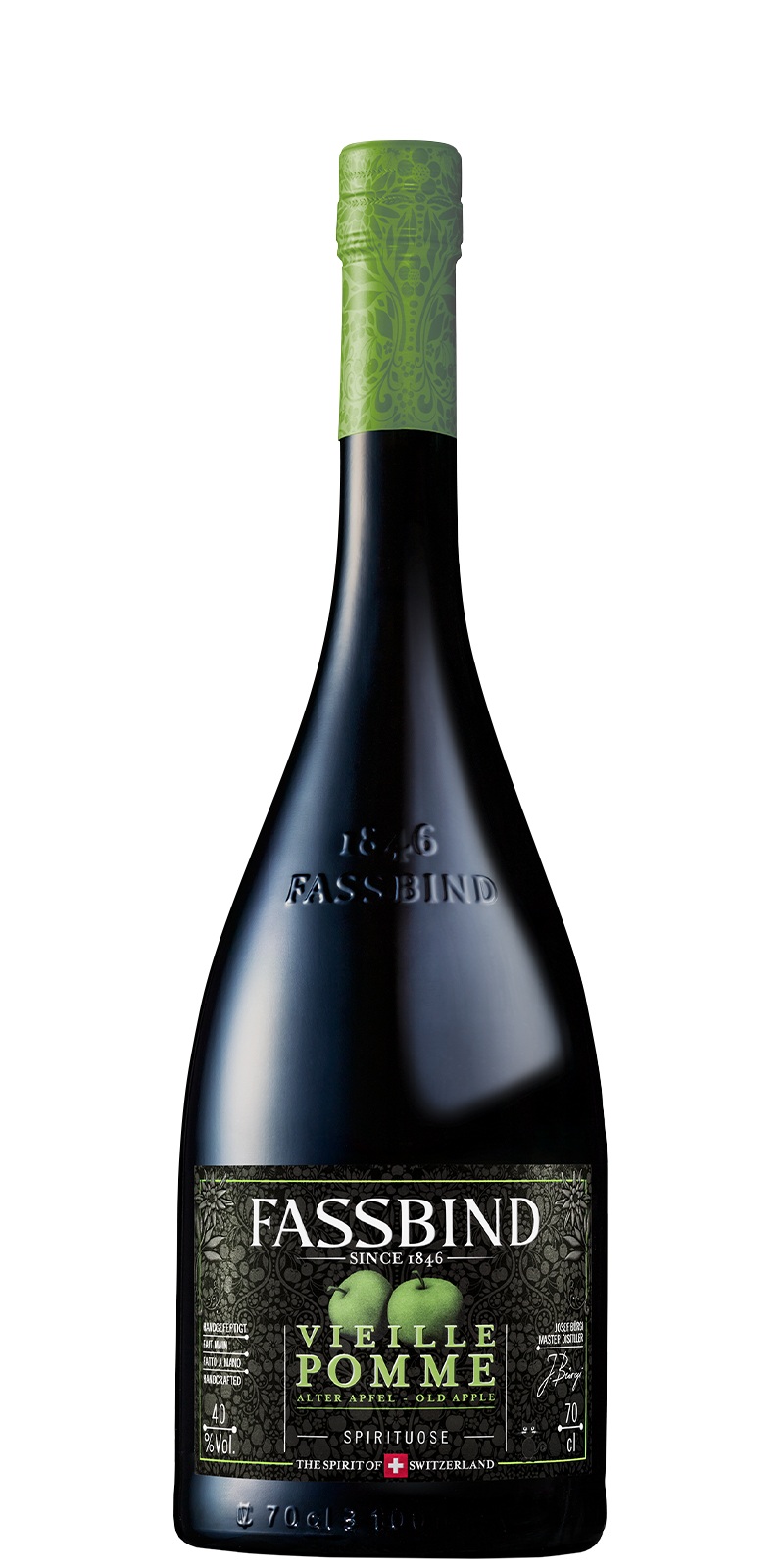 Fassbind Vieille Pomme Les Vielles Barriques, Schweiz 40% Vol.