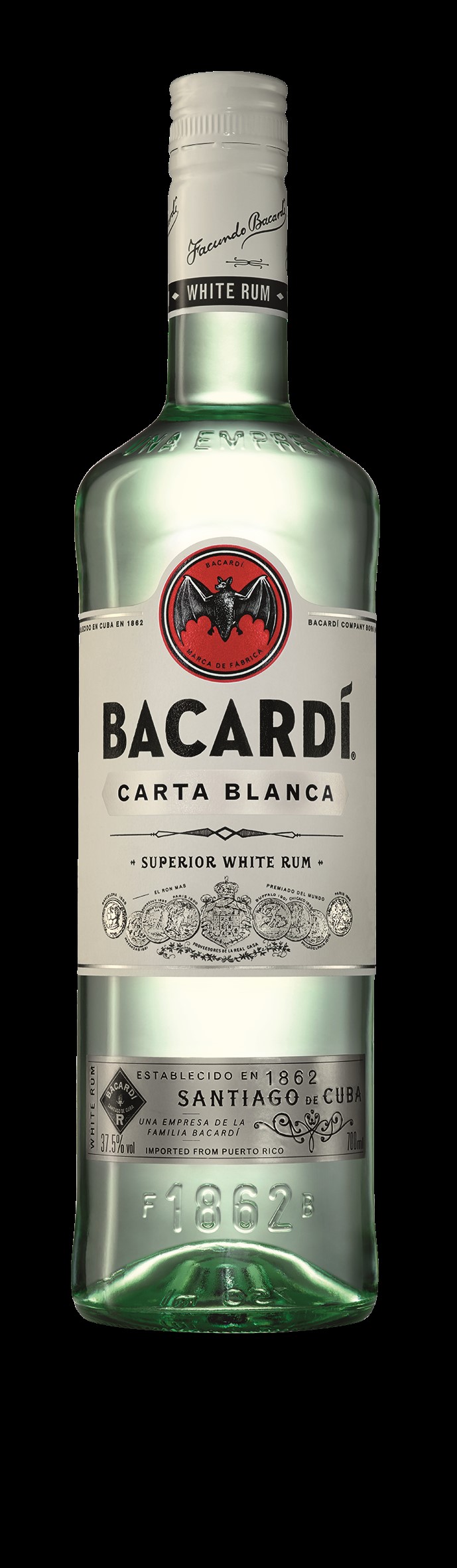 Bacardi Carta Blanca Rum 37,5%
