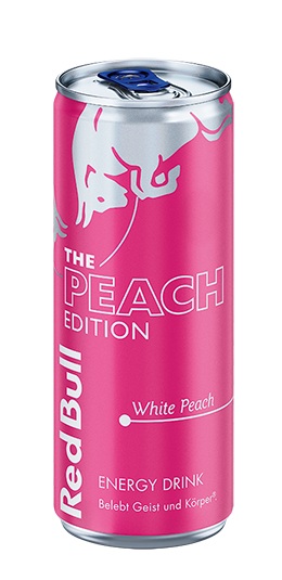 Red Bull Energy Drink PEACH EDITION mit White Peach Geschmack