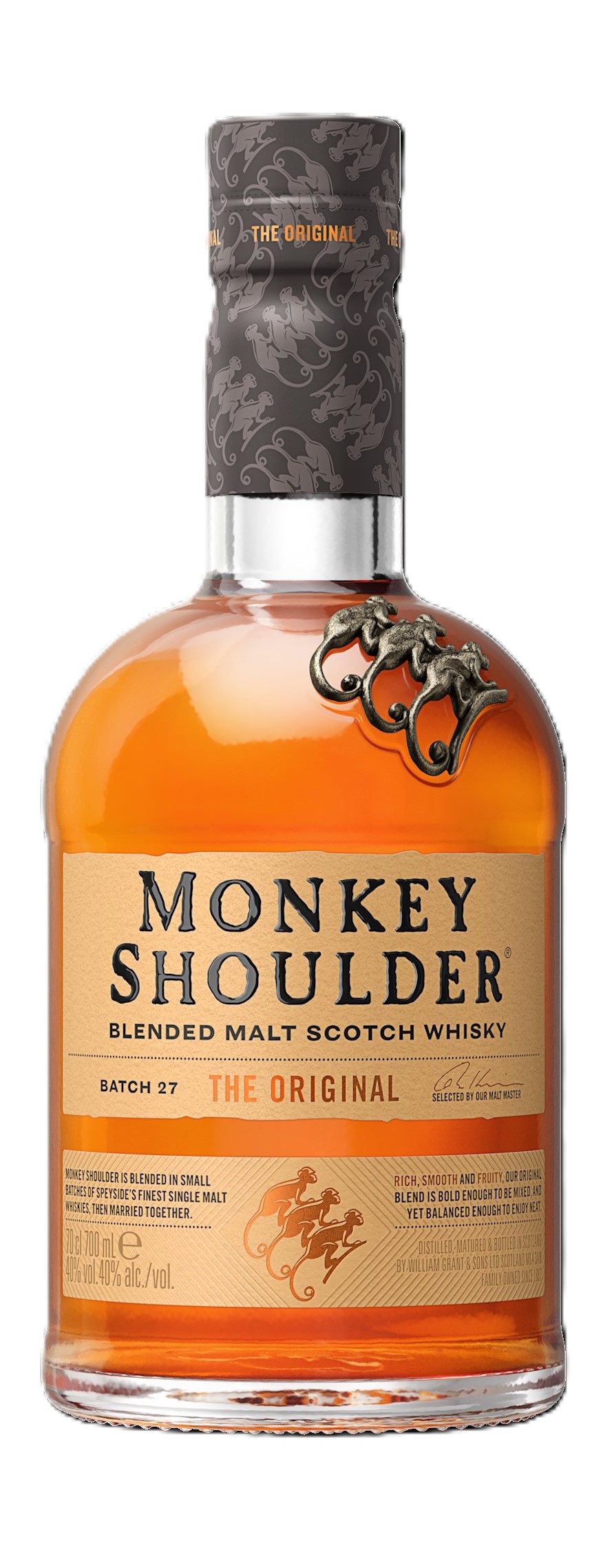 Monkey Shoulder Blended Malt Scotch Whisky 40% Vol.