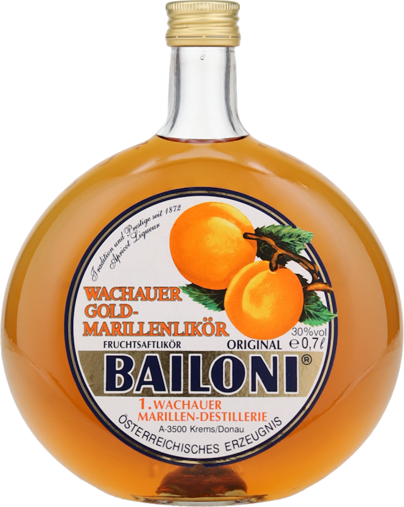 Bailoni Marillenlikör 30% Vol. Bailoni Marillenlikör 30% Vol.
