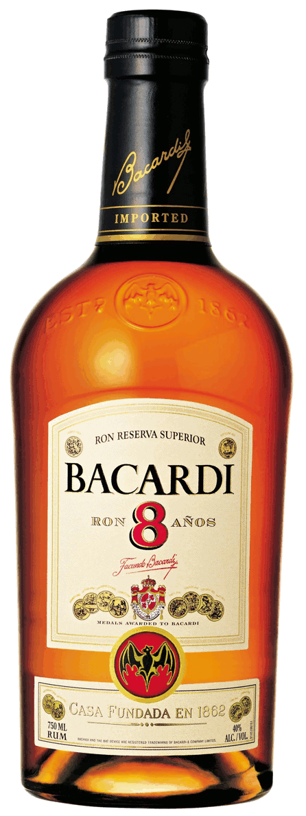 Bacardi Ron 8 Anos Reserva 40% Vol.