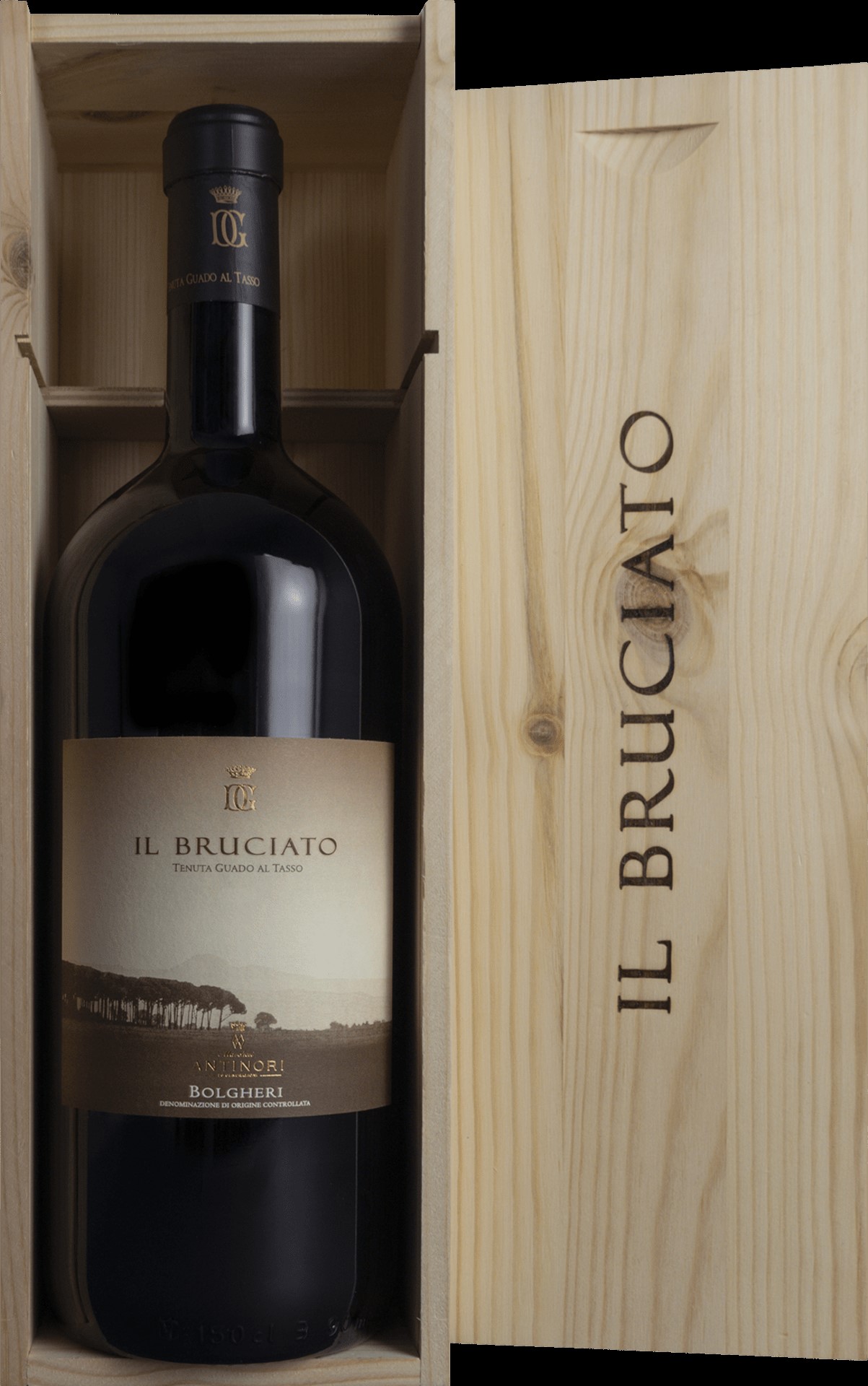 Antinori il Bruciato Bolgheri DOC, Guado al Tasso in Holzkiste