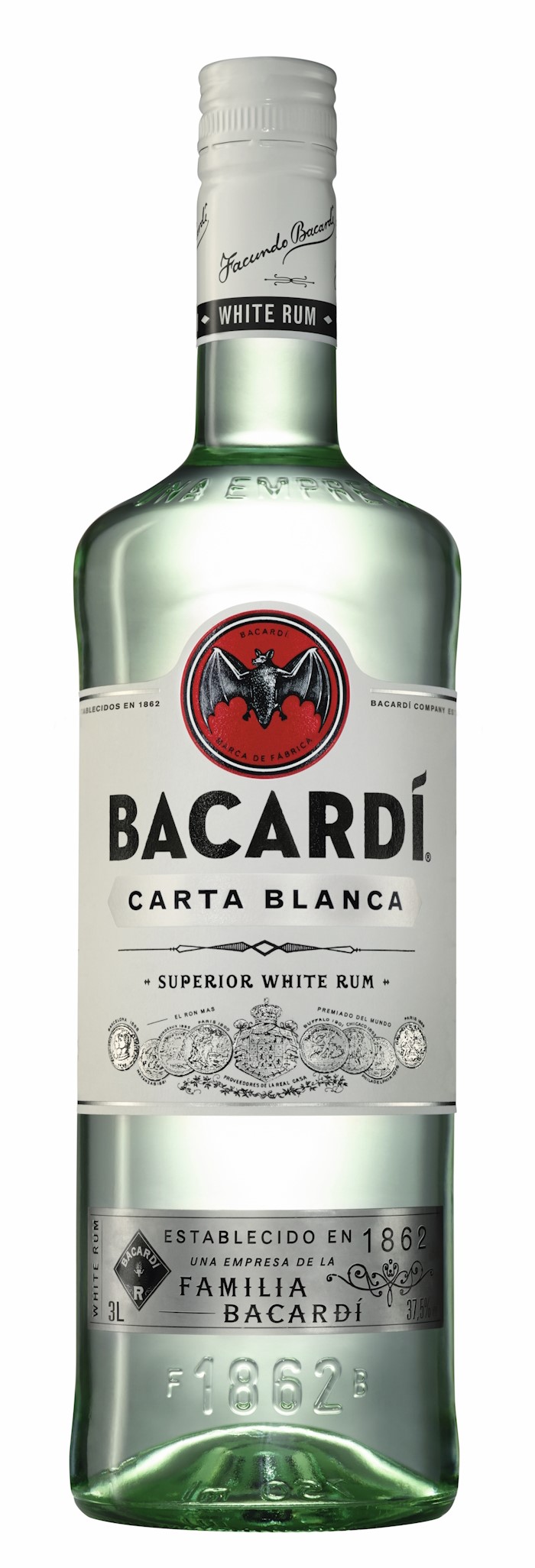 Bacardi Carta Blanca Rum 37,5%