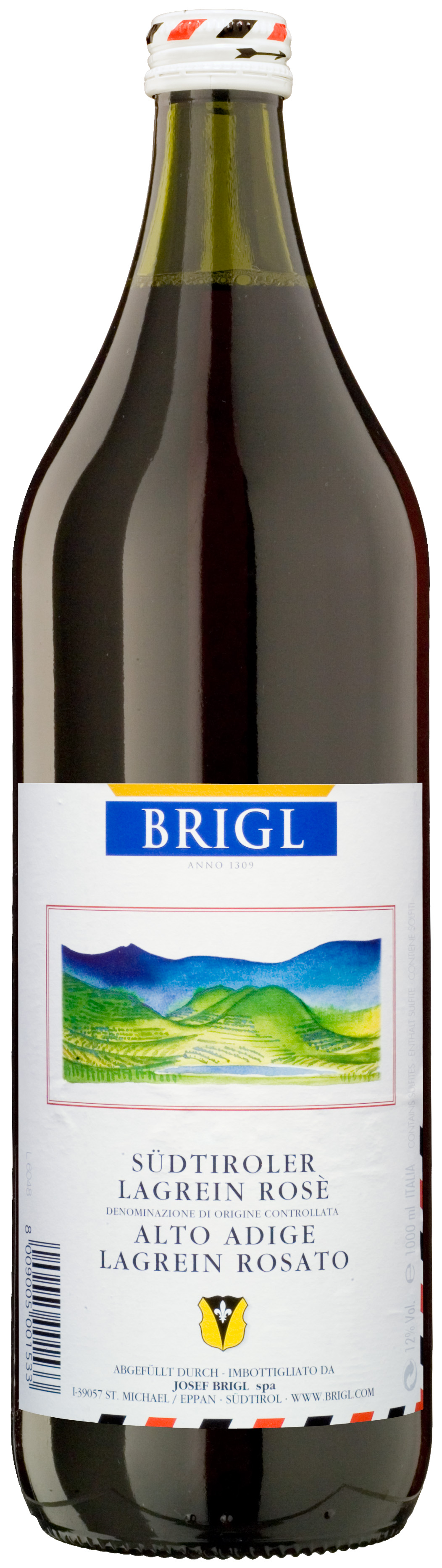 Brigl Lagrein Rose DOP Südtirol LITER, SV