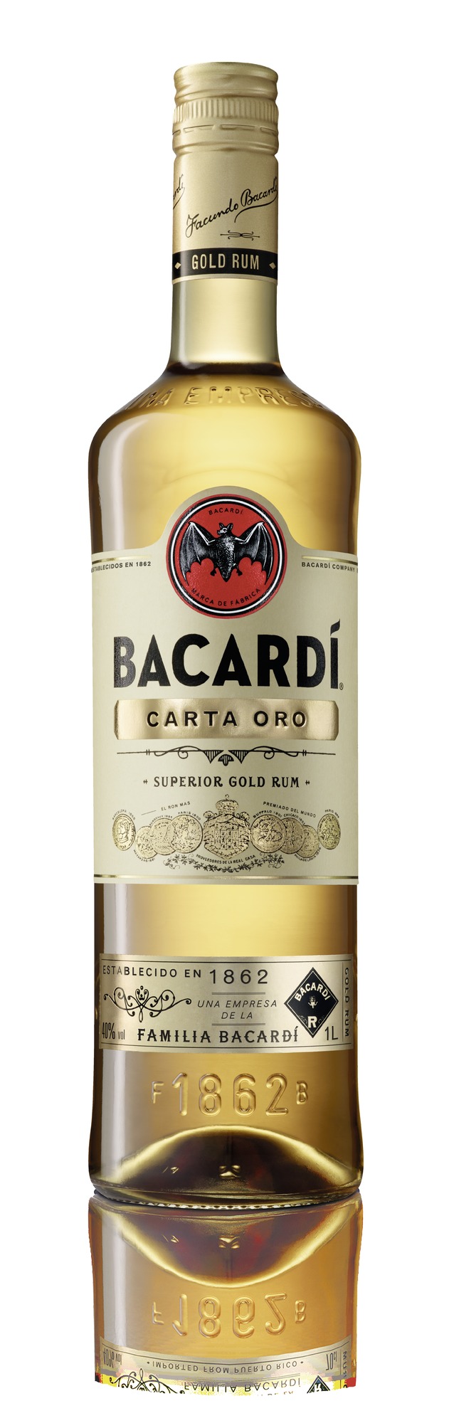 Bacardi Carta Oro Rum 37,5% Vol.