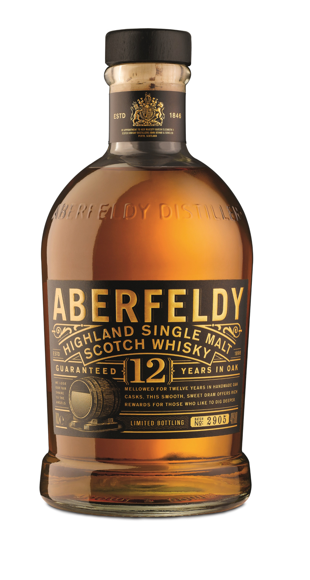 Aberfeldy 12 years Highland Single Malt Scotch Whisky in GP 40% Vol.