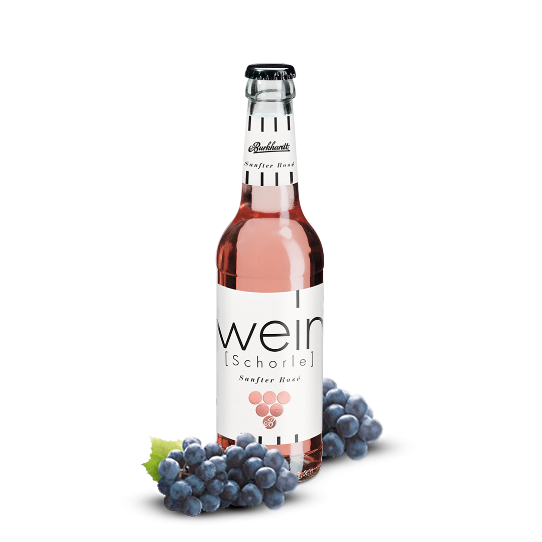 Burkhardt Weinschorle rose Sanfter Rose 