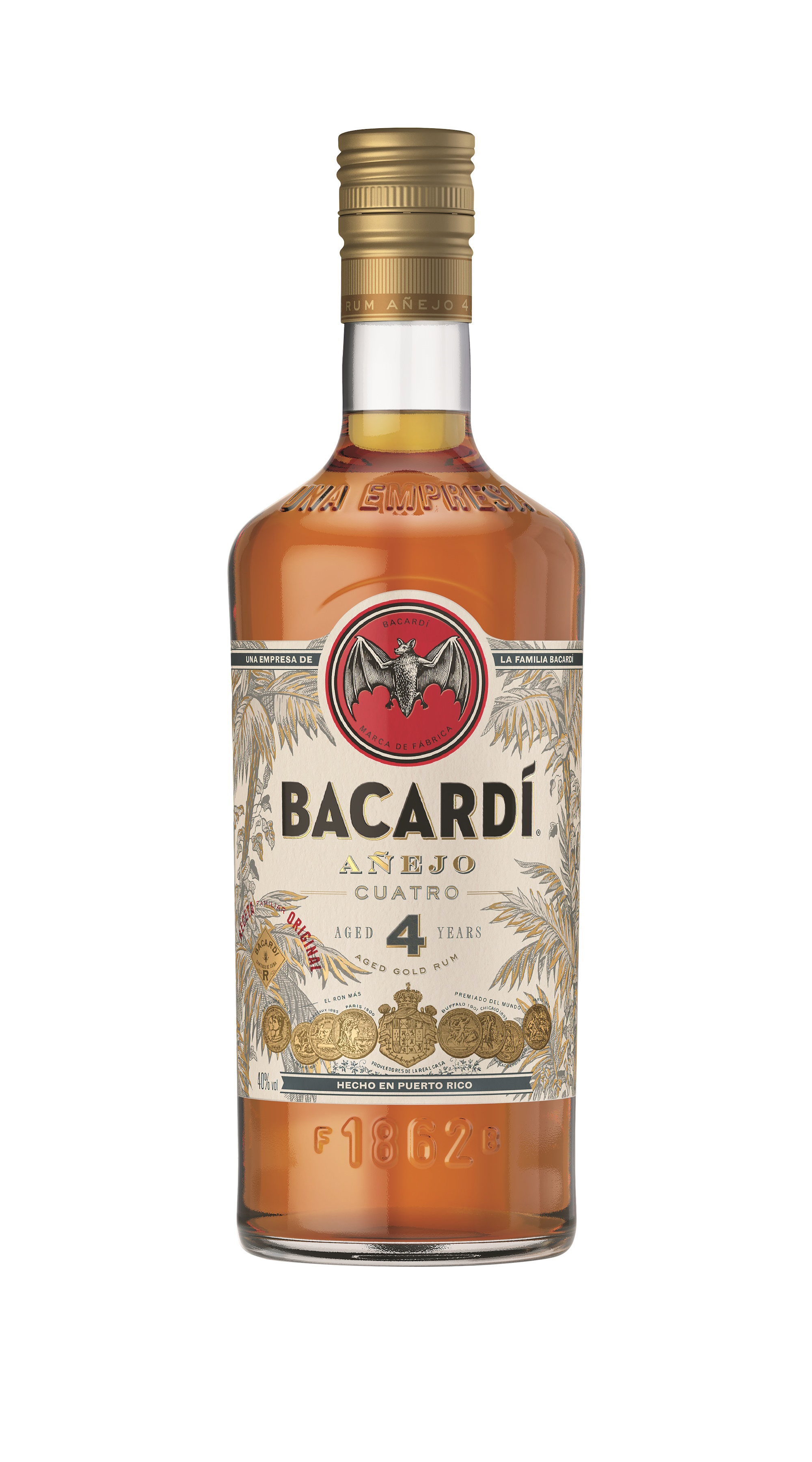 Bacardi Anejo Cuatro 4 Jahre  40% Vol.