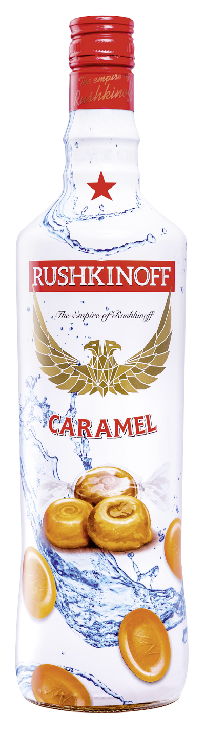 Rushkinoff Caramel Likör 18% Vol.