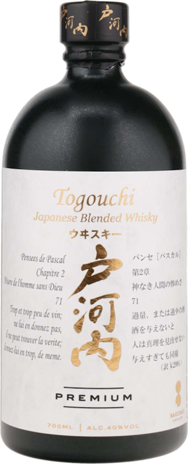 Togouchi Premium Japanese Blended Whiskey 40%