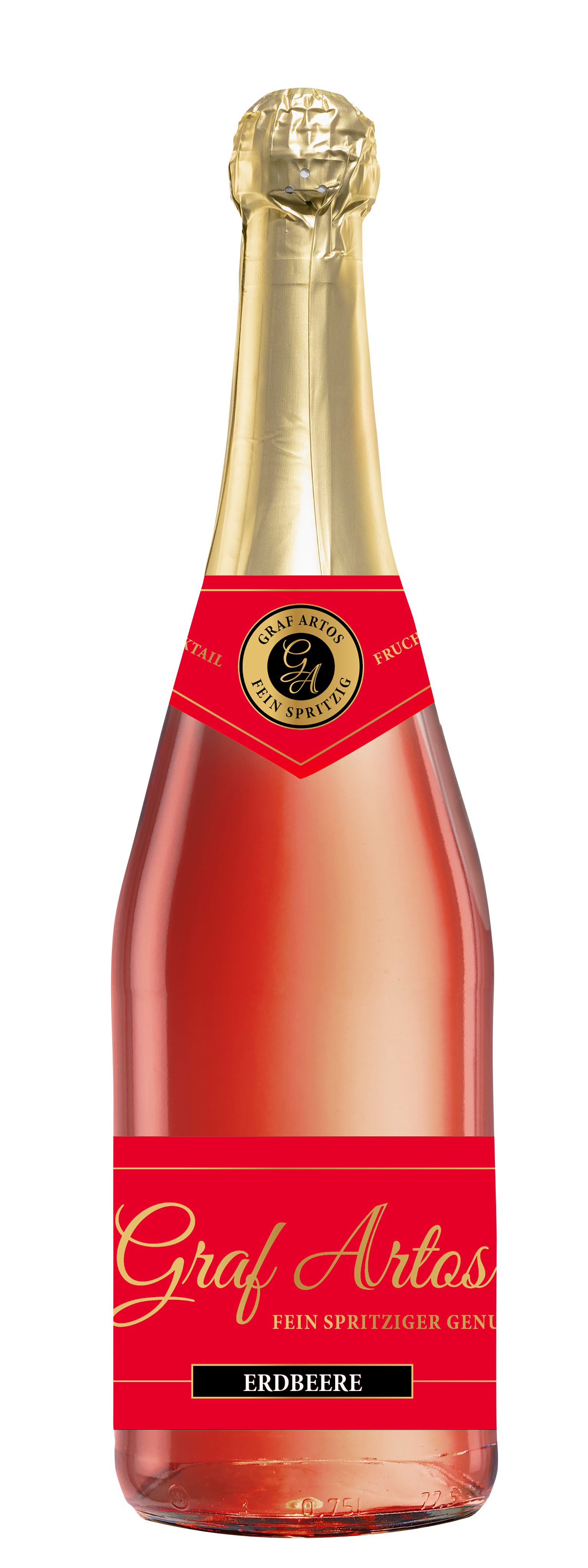 Graf Artos Erdbeere fruchtweinhaltiger Cocktail, SV Graf Artos Erdbeere fruchtweinhaltiger Cocktail, SV