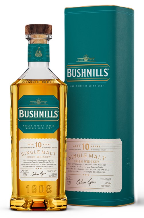 Bushmill's Malt 10 years Single Malt Irish Whiskey in GP 40% Vol.