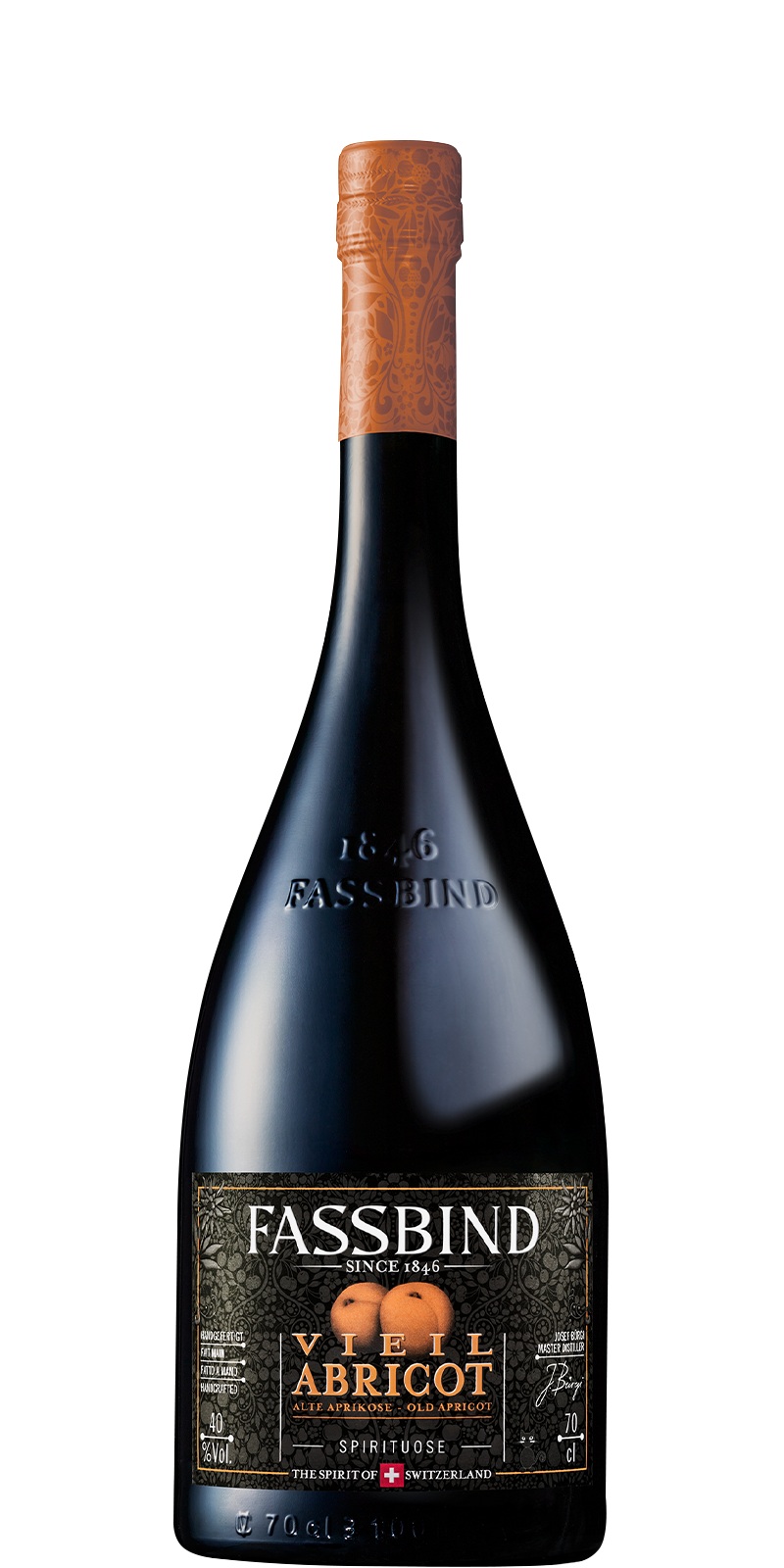 Fassbind Vieille Abricot Les Vieilles Barriques, Schweiz 40% Vol.