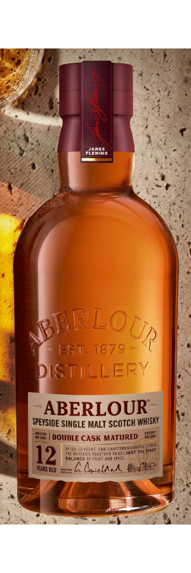 Aberlour 12 years Speyside Single Malt Scotch Whisky in GP 40% Vol. Double Cask Matured Aberlour 12 years Speyside Single Malt Scotch Whisky in GP 40% Vol. Double Cask Matured
