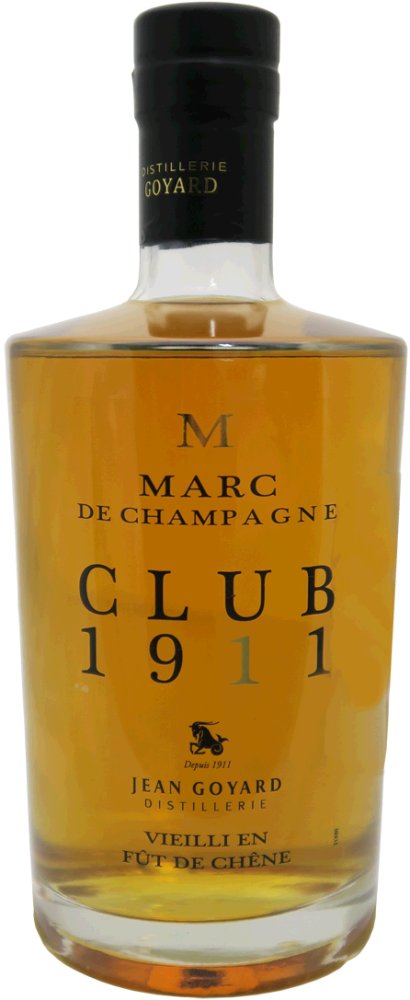 Marc de Champagne Egrappe J.Goyard Club 1911 Vieux 40% Vol.
