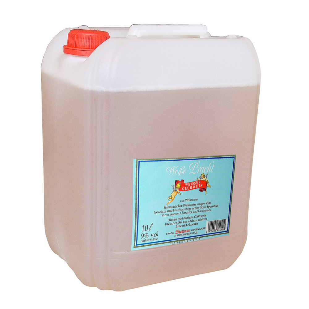 Weiße Pracht Glühwein 10l Kanister