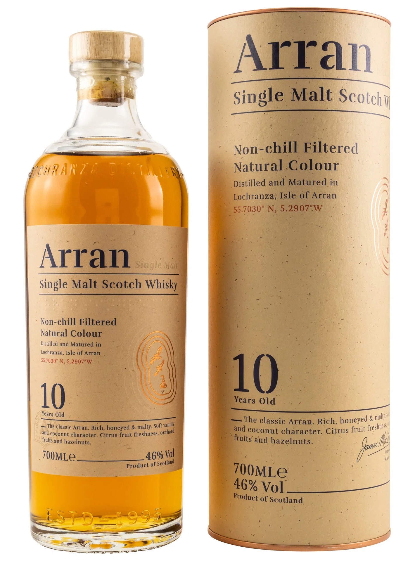 Arran 10 Years Old Single Malt Whisky 46% Vol.