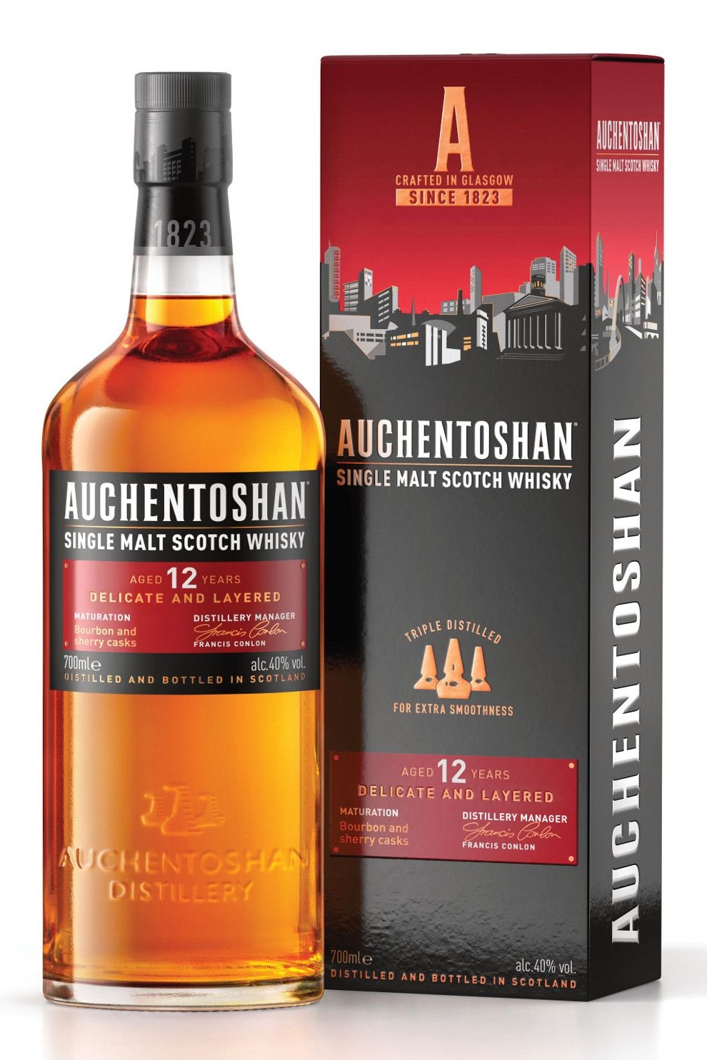 Auchentoshan Malt 12 years Single Malt Scotch Whisky 40%