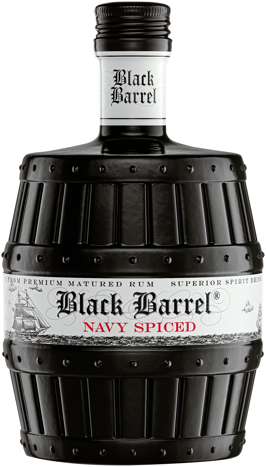 A. H. Riise Black Barrel Navy Spiced Rum US Virgin Islands 40% Vol.