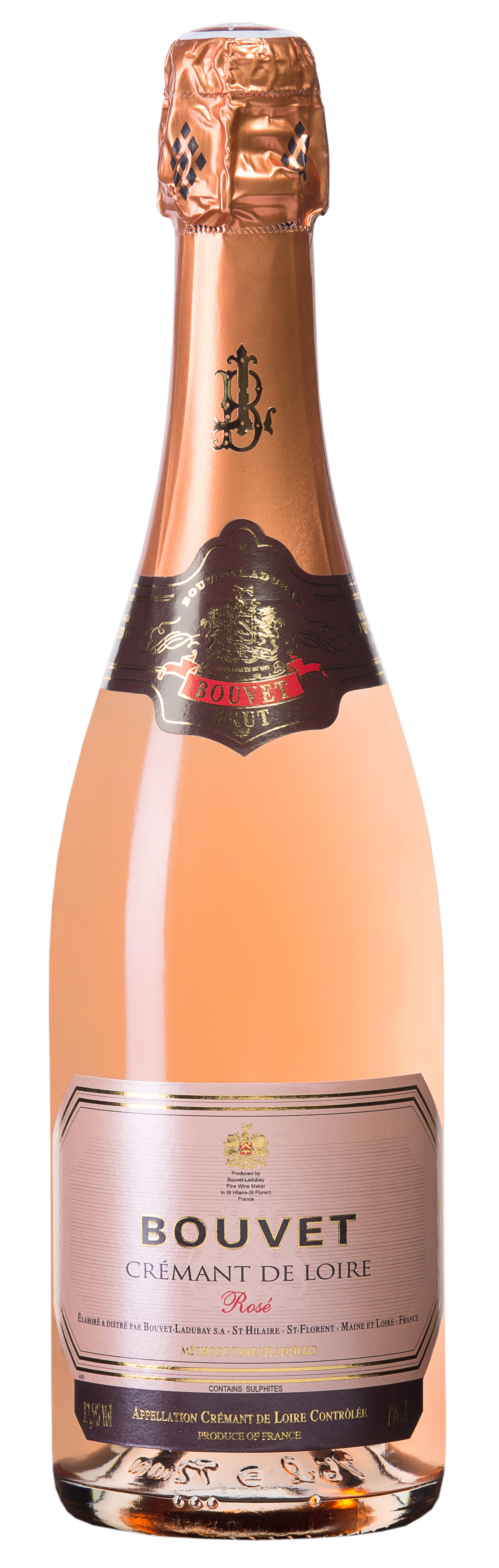 Bouvet Cremant de Loire ROSE Brut Excellence, AOP Loire, Methode Traditionelle Bouvet Cremant de Loire ROSE Brut Excellence, AOP Loire, Methode Traditionelle
