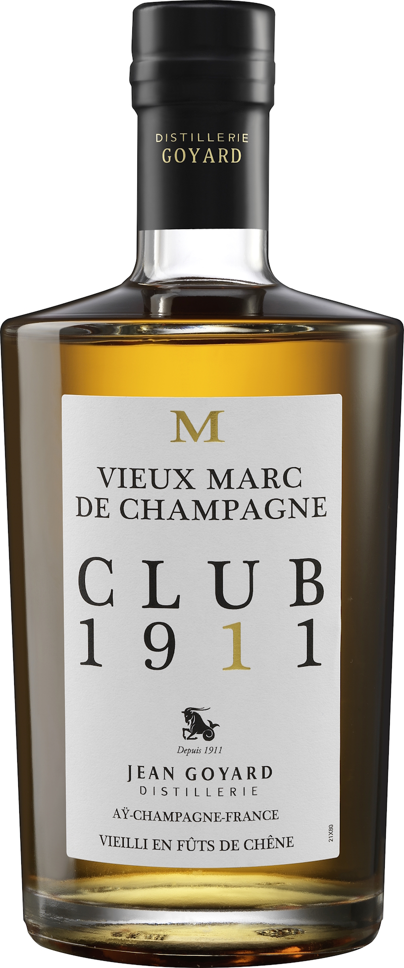 Marc de Champagne Egrappe J.Goyard Club 1911 Vieux 40% Vol.