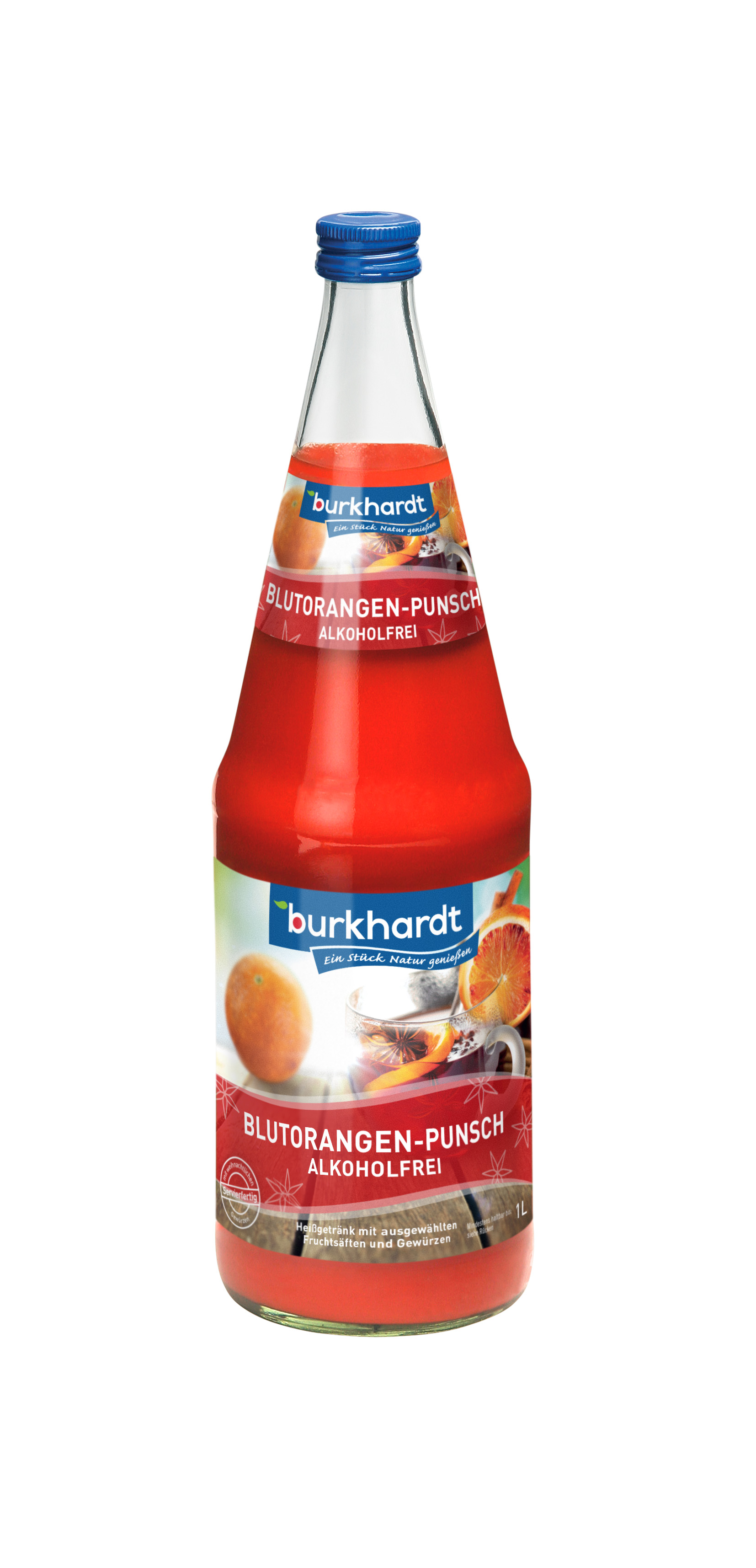 Burkhardt Blutorangenpunsch alkoholfrei 100% Fruchtsaft