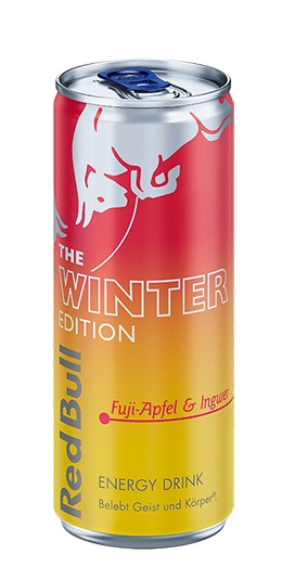 Red Bull Energy Drink WINTER EDITION 2025 Fuji-Apfel-Ingwer