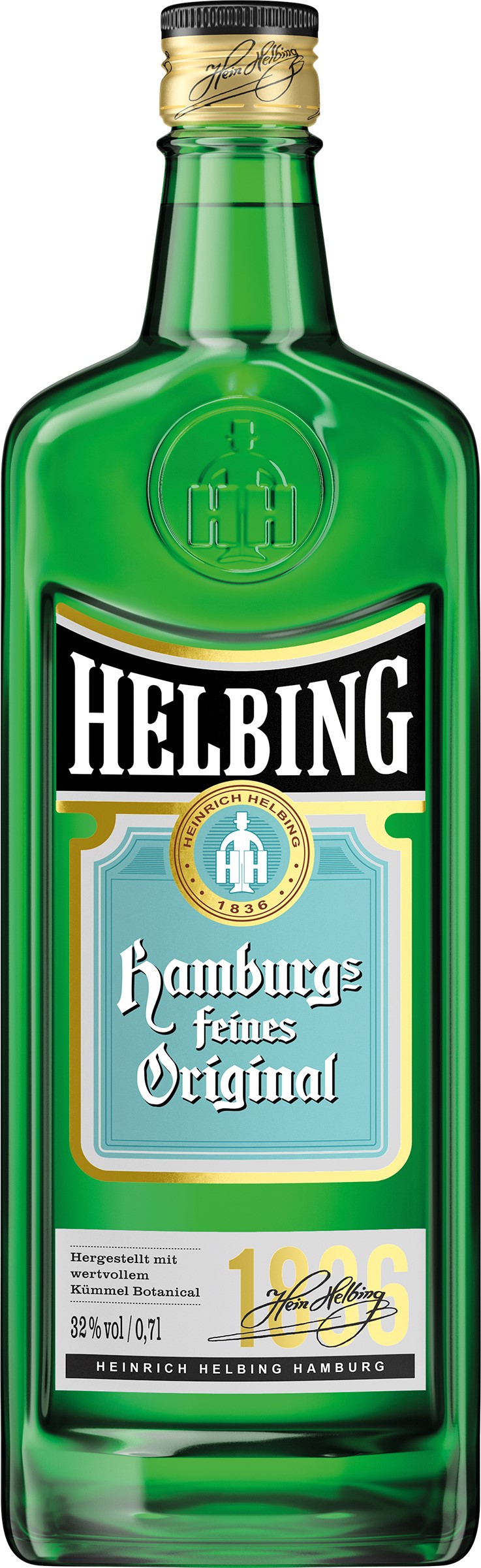 Helbing Kümmel 32% Vol. Hamburgs feiner Kümmel