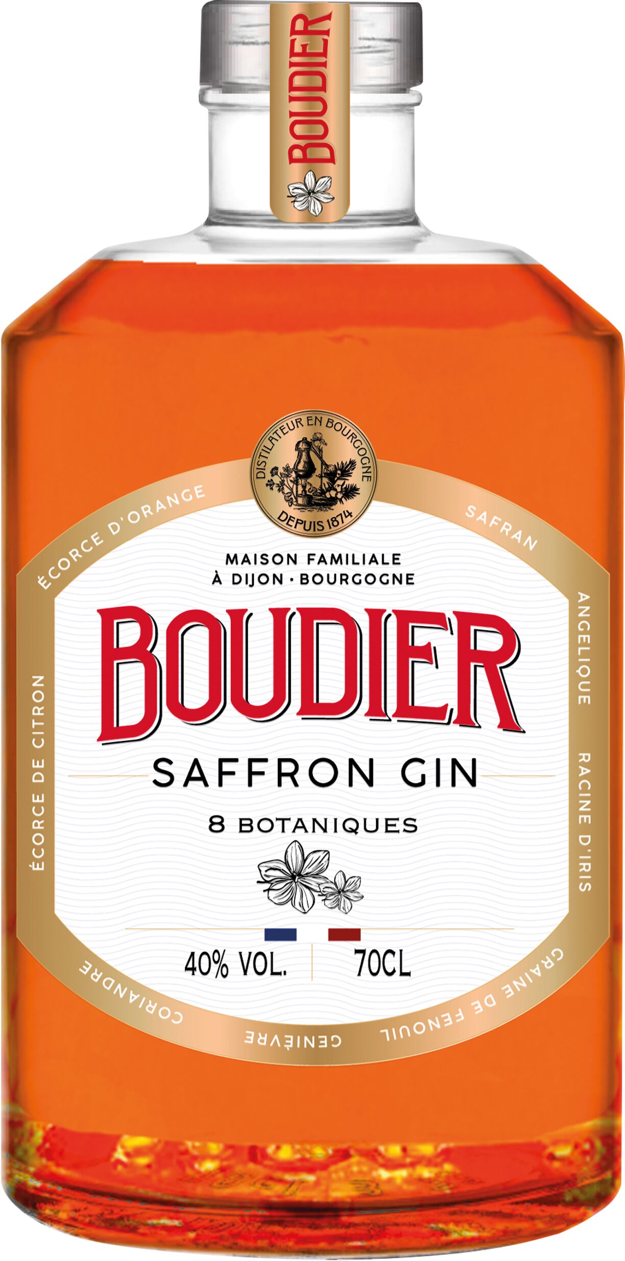 Boudier Saffron Gin Frankreich 40%  