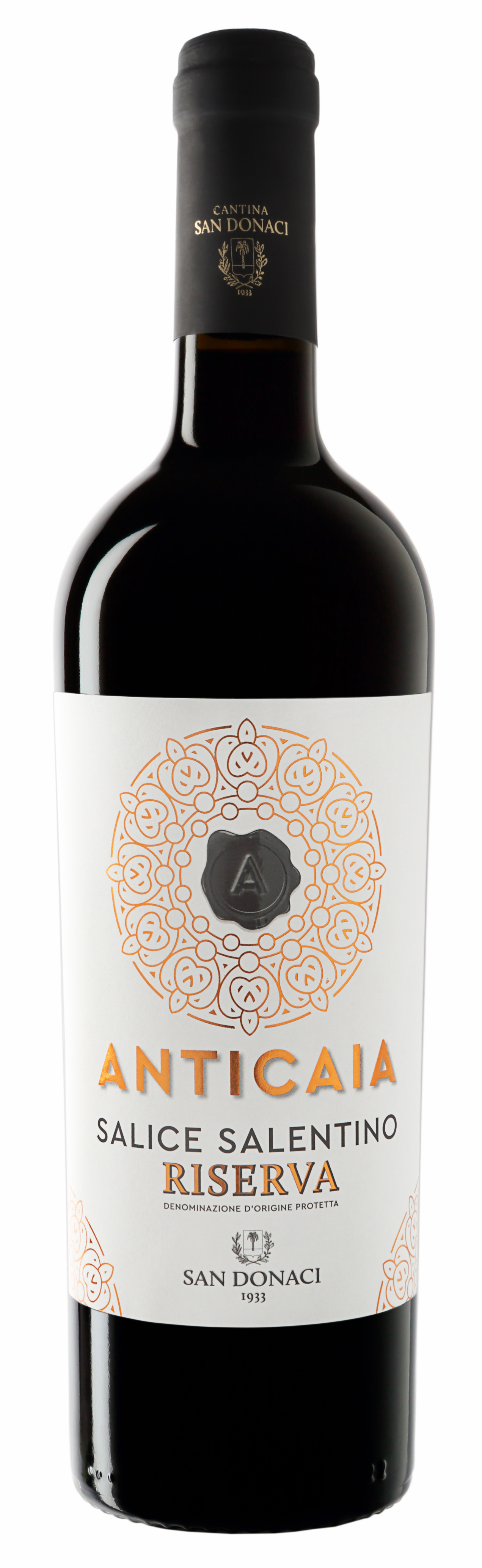 Anticaia Salice Salentino Riserva DOP Rosso, San Donaci, Apulien