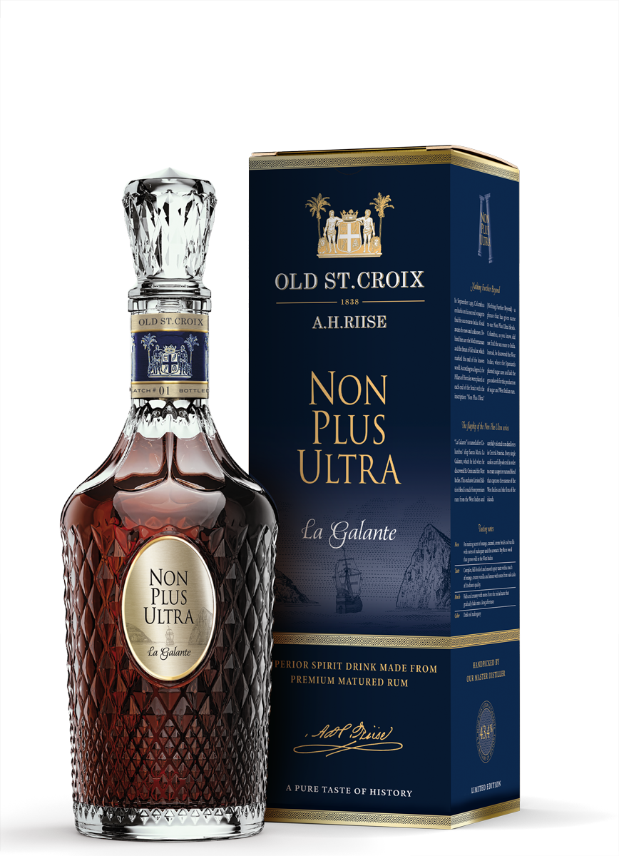 A. H. Riise Non Plus Ultra LA GALANTE Old St. Croix Rum US Virgin Islands 43,4% Vol. A. H. Riise Non Plus Ultra LA GALANTE Old St. Croix Rum US Virgin Islands 43,4% Vol.